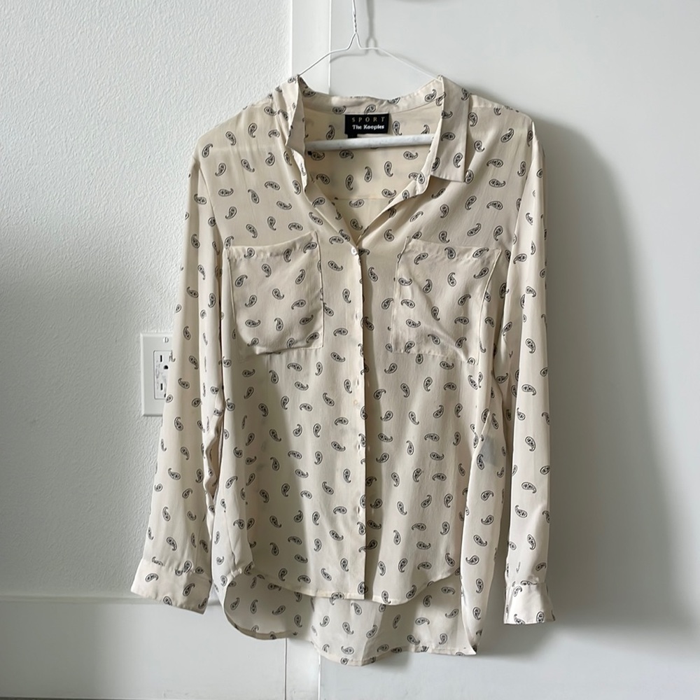 The Kooples Sport silk shirt